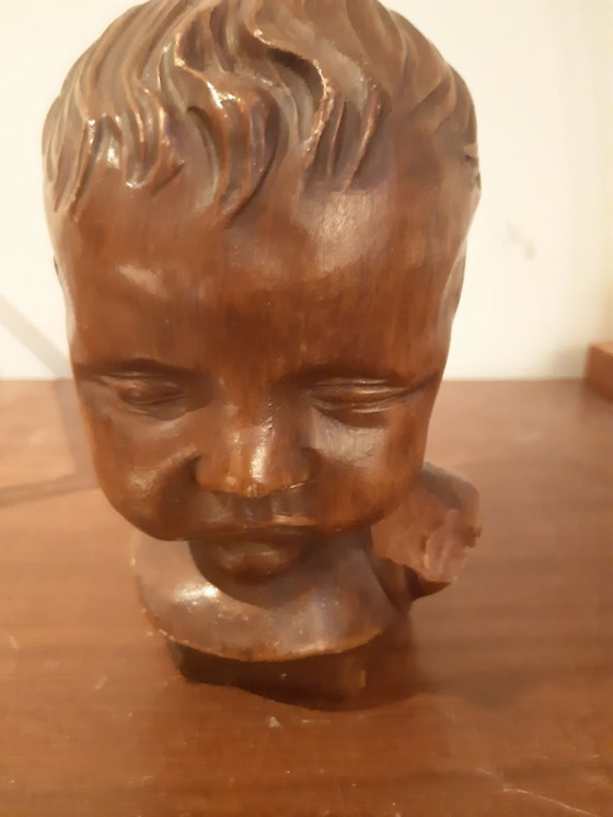 Sculpture de tête par Gebroeders Paridon – Céramique (photo 6 of 6)