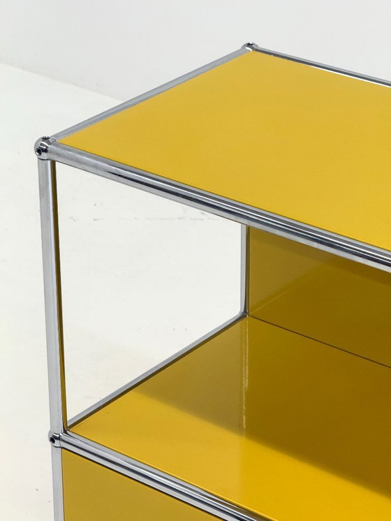 Image 1 of USM Haller cabinet in yellow