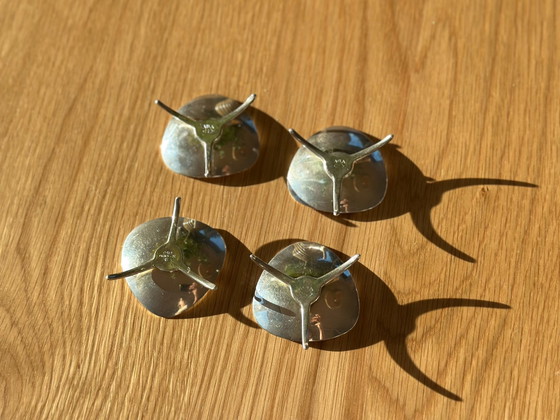 Carl Cohr Candle holders 4 pieces Alta – Metal, Silver (photo 3 of 5)