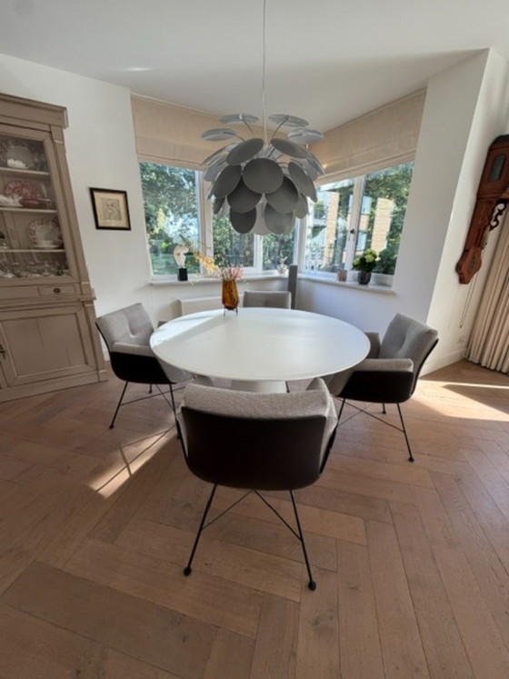 Design COR Conic Dining Table with Alvo Chairs – Dining set, Metal, Plastic (photo 20 of 22)