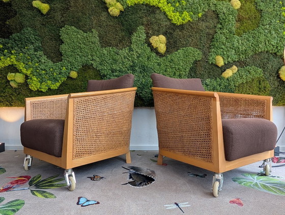 Image 1 of 2x Flexform Mozart armchair