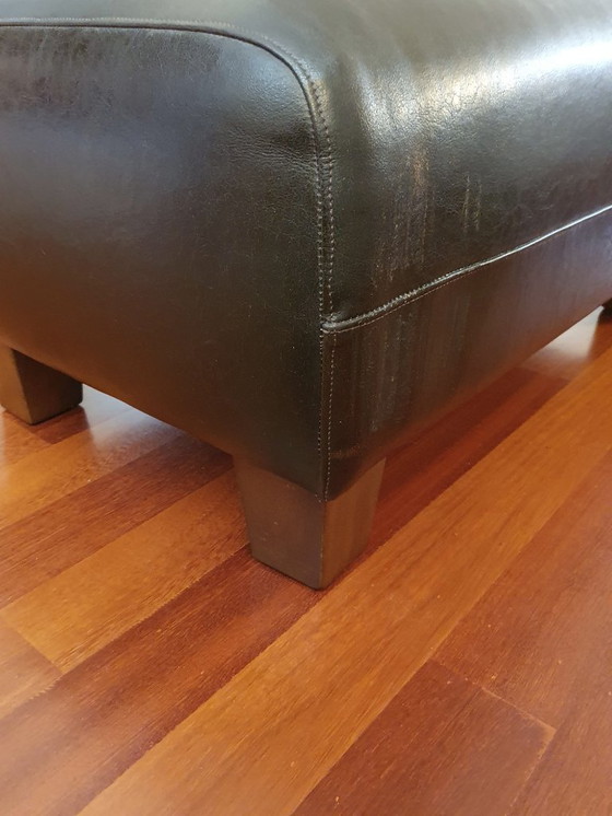 Image 1 of Leather Hocker large (rectangular)