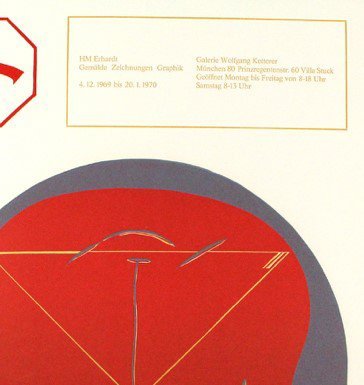 Image 1 of Hans Martin Erhardt - Cartel de la exposición de 1960