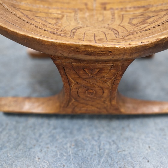 Antiek Houten Bankje Maron Kruk Fruitschaal – Krukjes, Wood (photo 3 of 10)