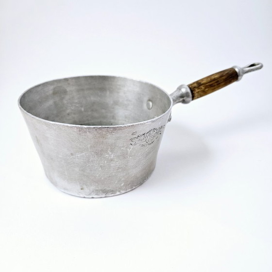 Image 1 of Antique SIGG SWITZERLAND Sauce Pan | 110 Years Old Swiss Made Cooking Pot | Amazing Historic Kitchenware From The Early 20th C.
