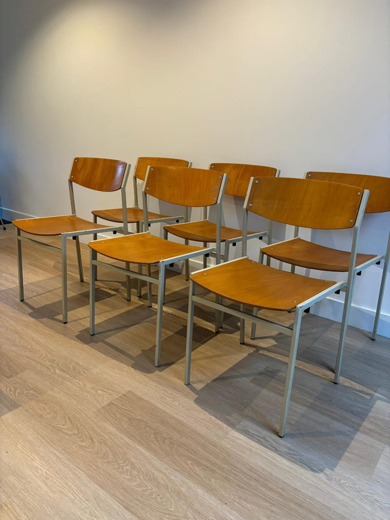 Image 1 of 44x Gijs van der Sluis chairs. dining room, waiting room, terrace