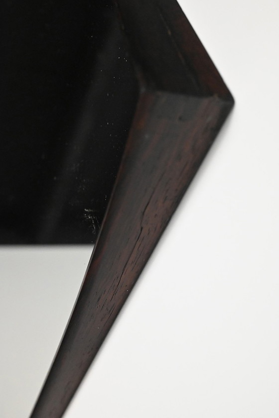Image 1 of Square rosewood mirror