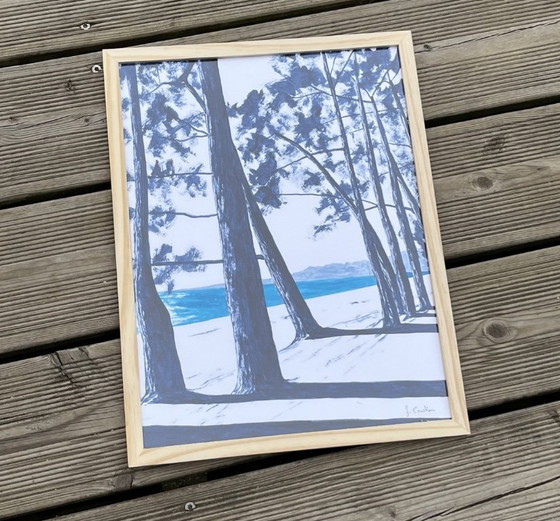 Image 1 of Ink on white fabriano paper.  Format 40x30cm.