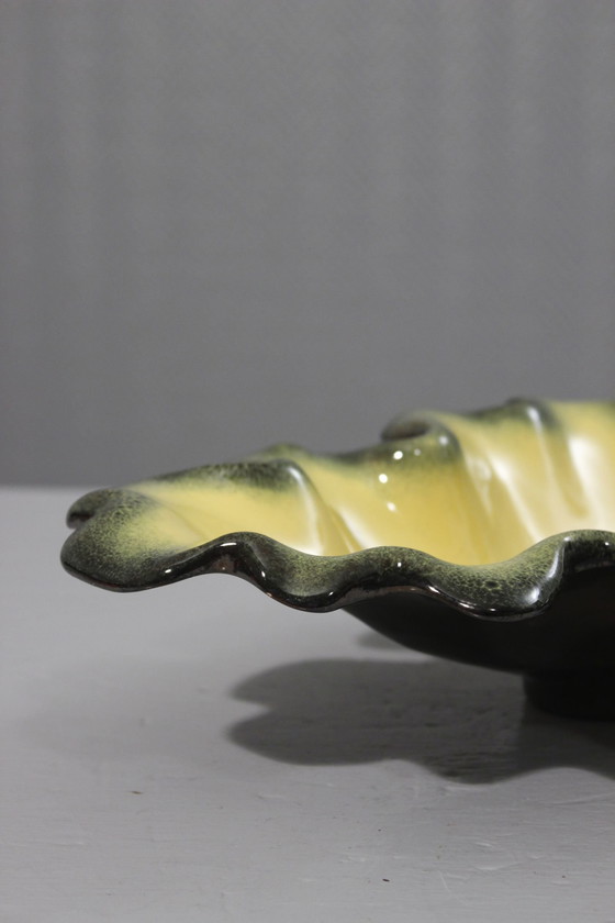 Image 1 of Grande coupe à fruits céramique vintage forme libre Ceramidi Marseille 1950s