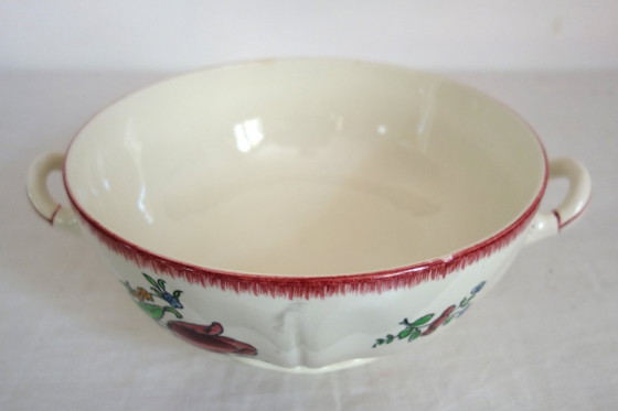 Gien Aardewerk Lorraine Patroon Grote Terrine en Schotel – Tafelaccessoires, Ceramic (photo 4 of 11)