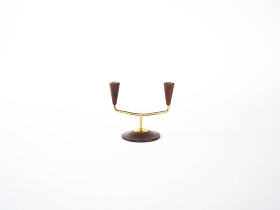 Image 1 of Candeliere in teak, design danese, anni '70, prodotto in Danimarca