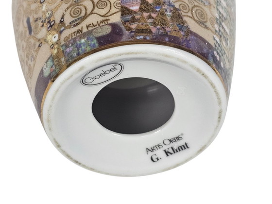 Image 1 of Goebel – Kollektion Artis Orbis – G. Klimt – Porzellan – Teelichthalter – 90er Jahre