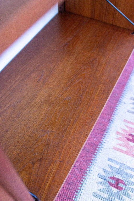 Poul Cadovius Cado Royal wandplank, plankensysteem, dressoir, vintage teakhout, Deens design, mid-century (photo 23 of 25)