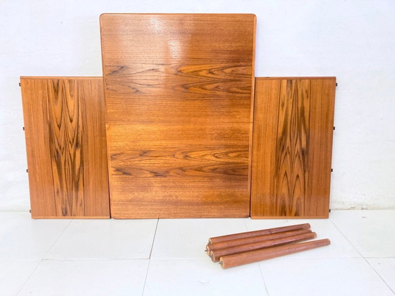 Image 1 of XXL teak dining table by Bramin Design HW Klein, 1960s, Made in Denmark