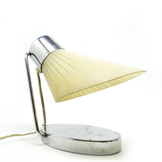 Bedside Table Lamp From Drupol, Former Czechoslovakia, 1950s – Metal, Plastic (photo 8 of 17)