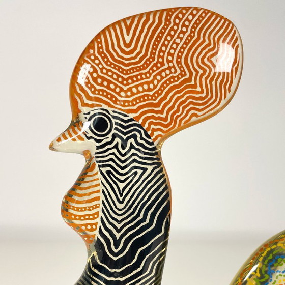 Image 1 of Abraham Palatnik Acrylique Coq Haan Figurine