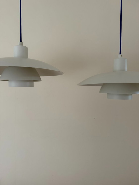 Image 1 of Set vintage di 2 lampade Louis Poulsen PH4/3 - Poul Henningsen - PH4