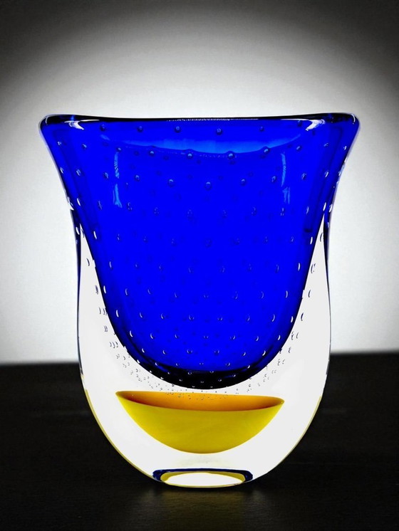 Image 1 of Vase Sommerso Murano h 30 cm