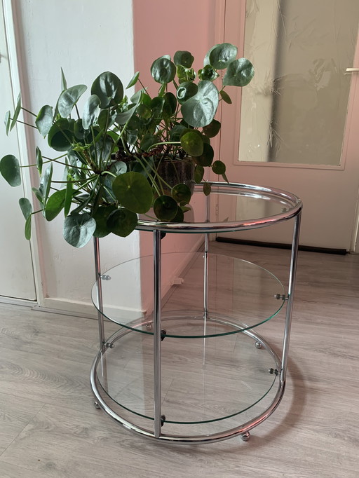 Giso tea/side table 3 glass plates