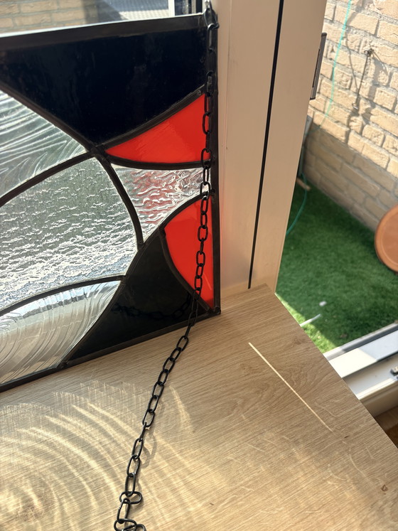 Image 1 of Bellissima vetrata artistica 30x100