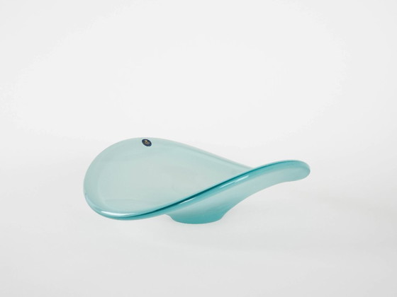 Image 1 of Plato de cristal, diseño danés, década de 1960, fabricado por Royal Copenhagen