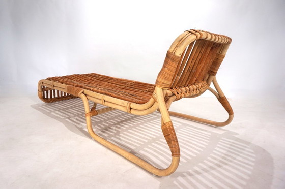 Image 1 of Tumbona de bambú, 1970