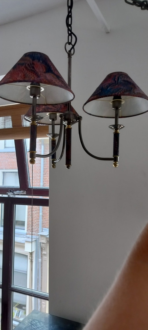 Vintage retro 80s design chandelier