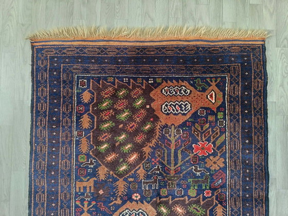 Image 1 of Alfombra baluch afgana hecha a mano