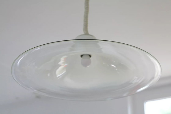 Image 1 of 2x Lampade a sospensione Cinea, Atelier Leucos, Fatte a mano a Murano, Design Giusto Toso