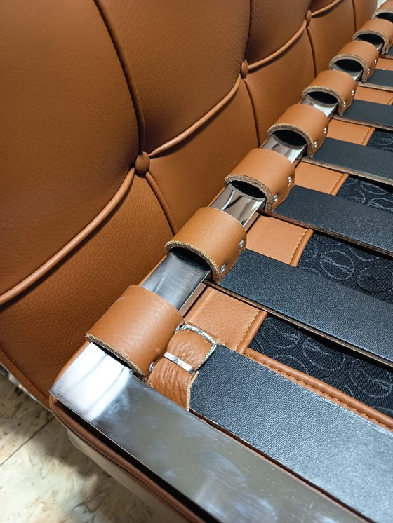 Image 1 of Sillones KNOLL Studio Barcelona (NUEVA Serie 2026) en piel natural (color coñac)