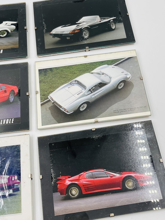 Image 1 of Set of 8 car postcards