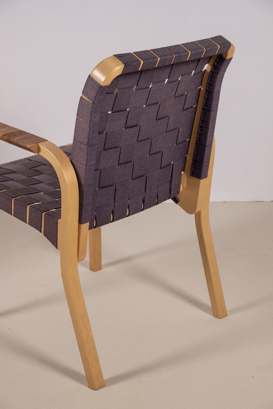 Image 1 of 2X Alvar Aalto Modell 45 Sessel, 1970S Artek Finnland