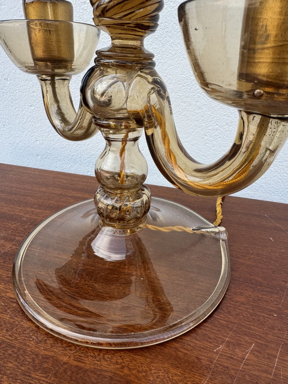 Image 1 of Antico candelabro in vetro di Murano Vittorio Zecchin