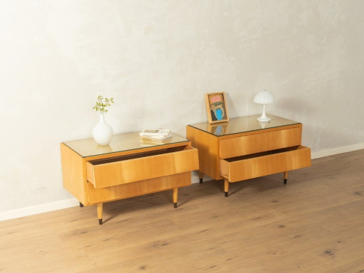 Tables de chevet des années 1950, Oldenburger Möbelwerkstätten
