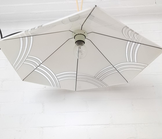 Vintage hanglamp acryl jaren 70 heksenhoed – Hanglampen, Plastic (photo 5 of 11)