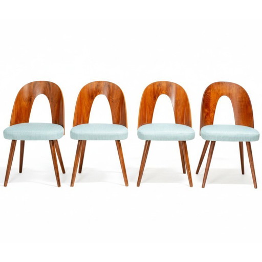 Antonín Šuman stoelenset, Tatra Nábytok, Tsjechoslowaaks ontwerp, jaren 60