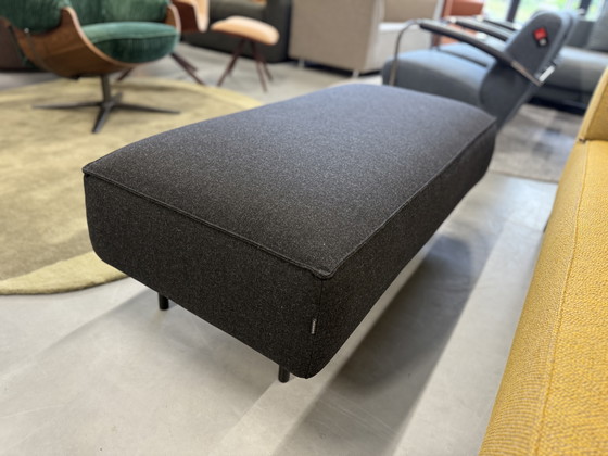 Image 1 of Gelderland 7784 Hocker Wollstoff schwarz 130x81xH42