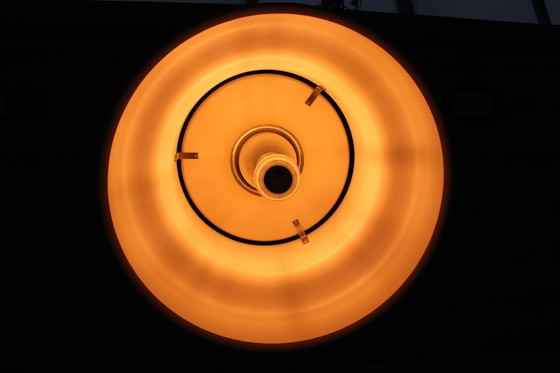 Image 1 of Fast wie neu! Anders Pehrson weiße Vintage Bumling Designer Pendelleuchte, 400 Edition, Ateljé Lyktan Deckenlampe, Schweden 1968