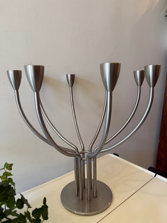 90er Jahre Ikea Stockholm Kerzenständer – Hagberg, Kerzenhalter, Metal (photo 5 of 8)