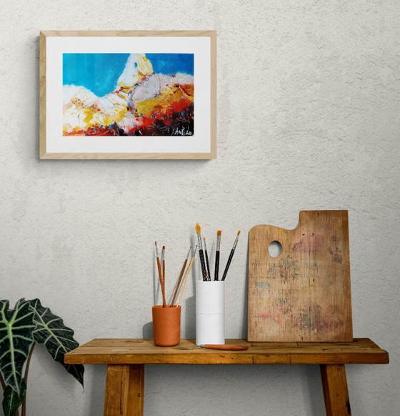 Image 1 of Acryl Mixed Media - Egg Yolk