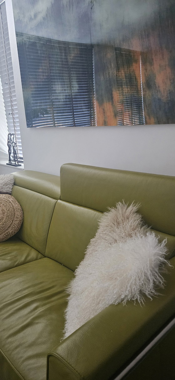 Image 1 of Sofá de cuero de 2,5 plazas