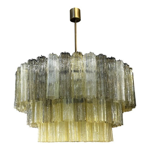 Lampadario Tronchi di lusso in vetro di Murano – Ambra e fumé di Simoeng