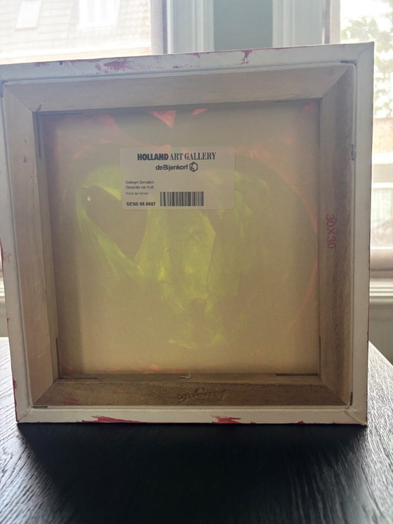 Image 1 of Selwyn Senatorie Acryl auf Leinwand Unikat 30x30x4