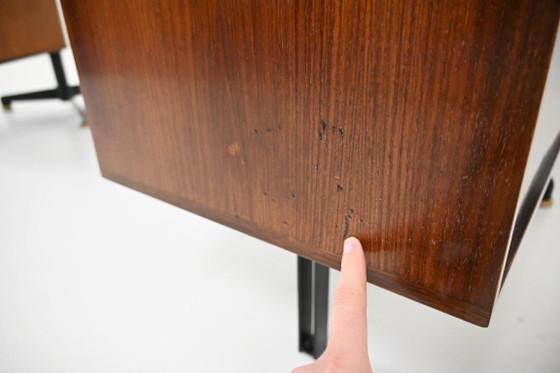T96 Desk Boomerang by Osvaldo Borsani for Tecno, 1960s – Metal, Wood (photo 13 of 13)