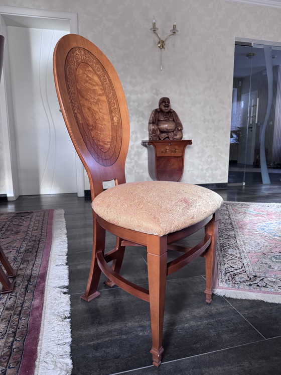 Image 1 of Exclusive’s Carpanelli dining room (table, chairs, wall unit)