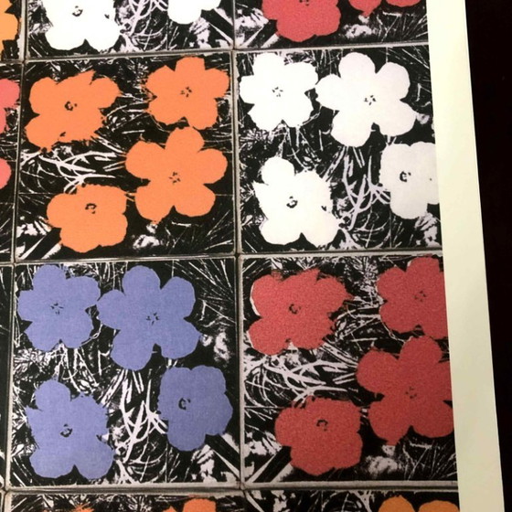 1990s After Andy Warhol "Poppy Flowers" Lithograph – Lithographs & prints, Paper (photo 10 of 11)