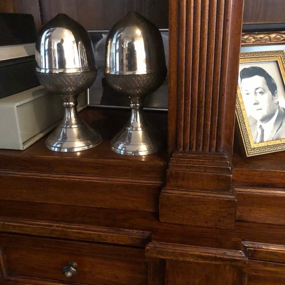 Image 1 of Eichholtz boekenkast bibliotheek kast King William + ladder - 322 cm