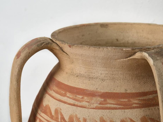 Antique wabi sabi style ceramic vase (c.1920) #8, Beige, Vintage (photo 10 of 10)