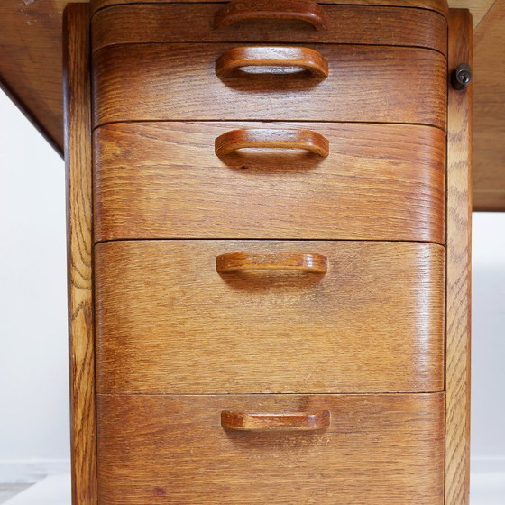 Image 1 of Schreibtisch, entworfen von Gunnar Ericsson für Facit AB Buromöbel Zürich - 1950er Jahre