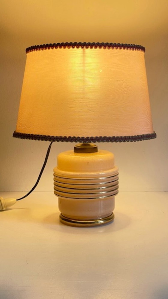 Image 1 of Clichy Glass Lamp, Art Deco